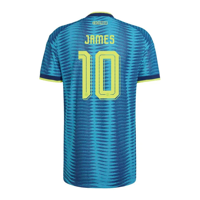 2026 World Cup James Colombia Soccer Jersey Player Version Match Version - No.10 Home Yellow and Away Blue