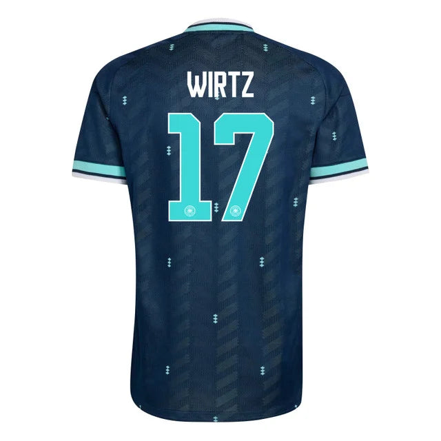 2026 World Cup Wirtz Germany Soccer Jersey Player Version Match Version - No.17 Home White and Away Blue