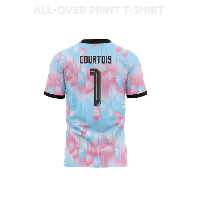 2026 World Cup Courtois Belgium Soccer Jersey Player Version Match Version - No.1 Home Red and Away Blue