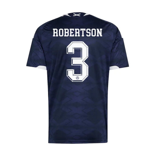 2026 World Cup Robertson Scotland Soccer Jersey Player Version Match Version - No.3 Home Blue and Away Red