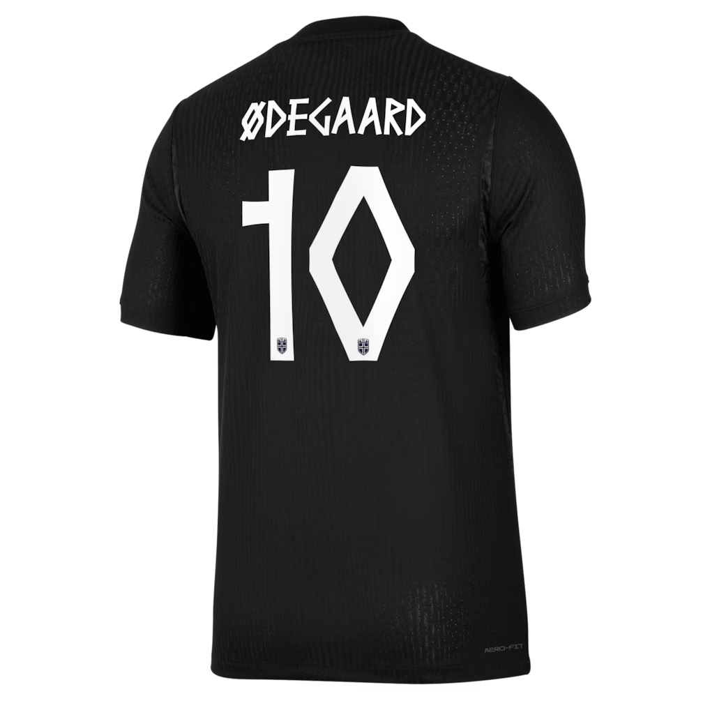 2026 World Cup Odegaard Norway Soccer Jersey Player Version Match Version - No.10 Home Red and Away Black