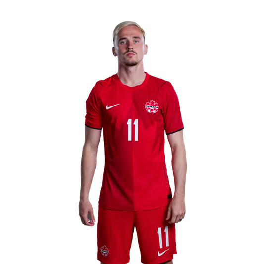 Canada National Soccer Team 2026 FIFA World Cup Jerseys (Player Version and Match Version) – Midfielders: #11 Liam MILLAR, #14 Jacob SHAFFELBURG, #21 Jonathan OSORIO,#25 Nathan SALIBA