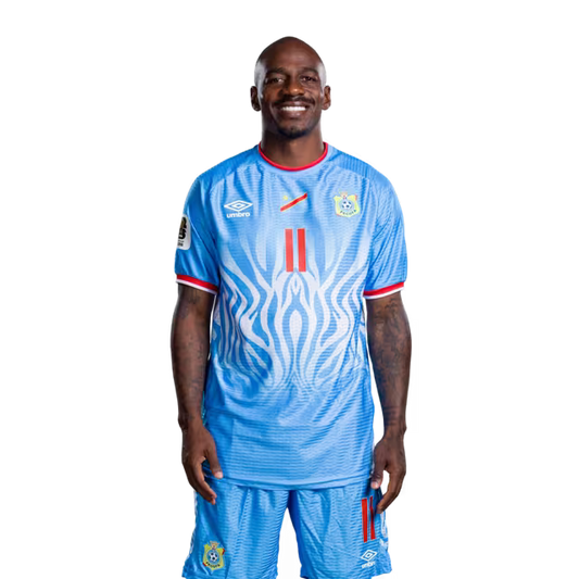 Congo DR National Football Team 2026 World Cup Jersey (Player Version/Match Version) — Forwards: No.9 Brian CIPENGA, No.11 Brian CIPENGA, No.13 Meschack ELIA / Attaquants : n° 9 Brian CIPENGA, n° 11 Brian CIPENGA, n° 13 Meschack ELIA