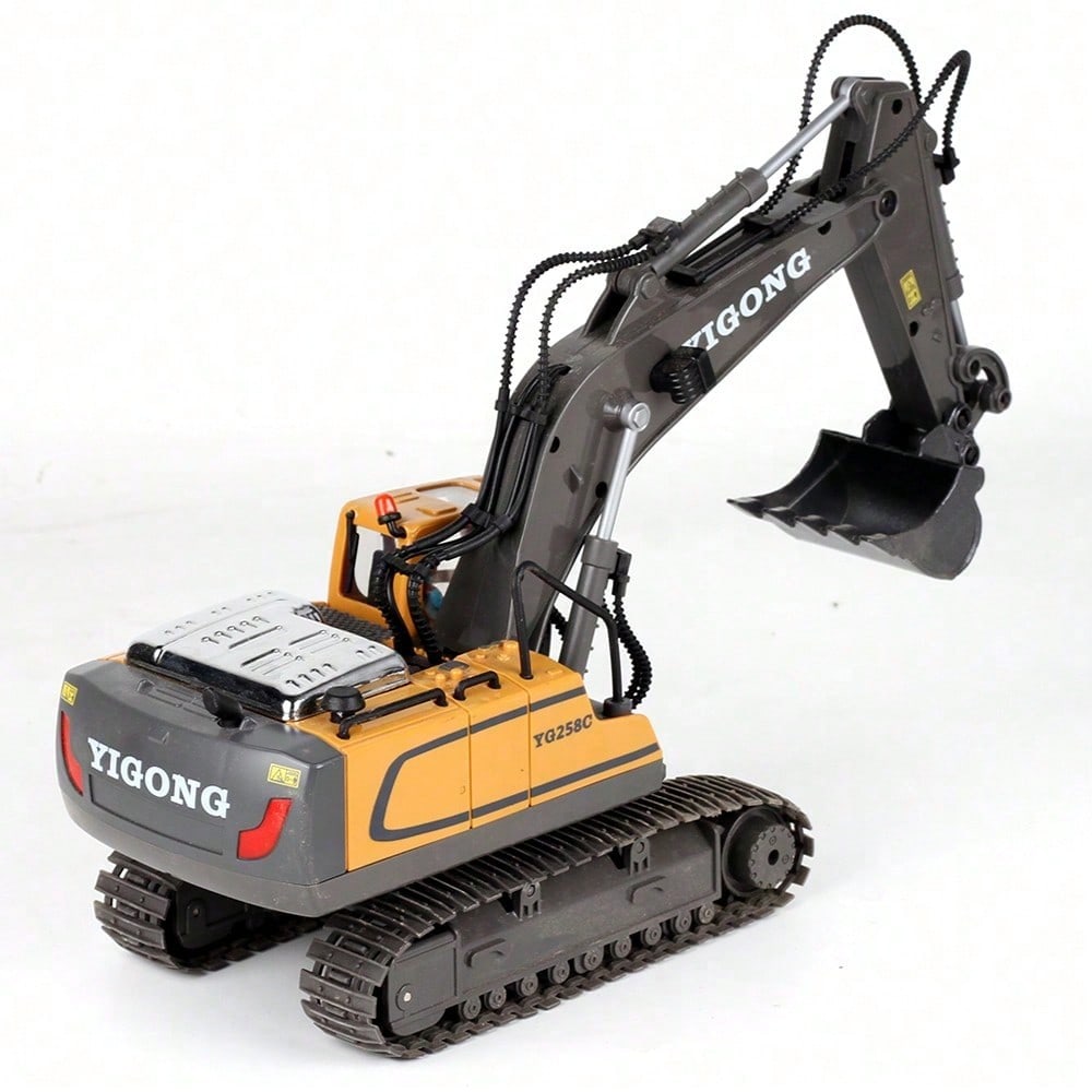1:20 Scale RC Excavator Toy – Heavy-Duty Remote Control Construction Vehicle With 680° Rotation, Realistic Arm Movement & Metal Bucket, Ideal Christmas & Year-End Gift For Kids