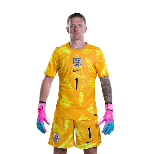 England National Soccer Team 2026 FIFA World Cup Jerseys (Player Version and Match Version) – Goalkeepers: #1 Jordan PICKFORD, #13 Dean Henderson, #23 James TRAFFORD