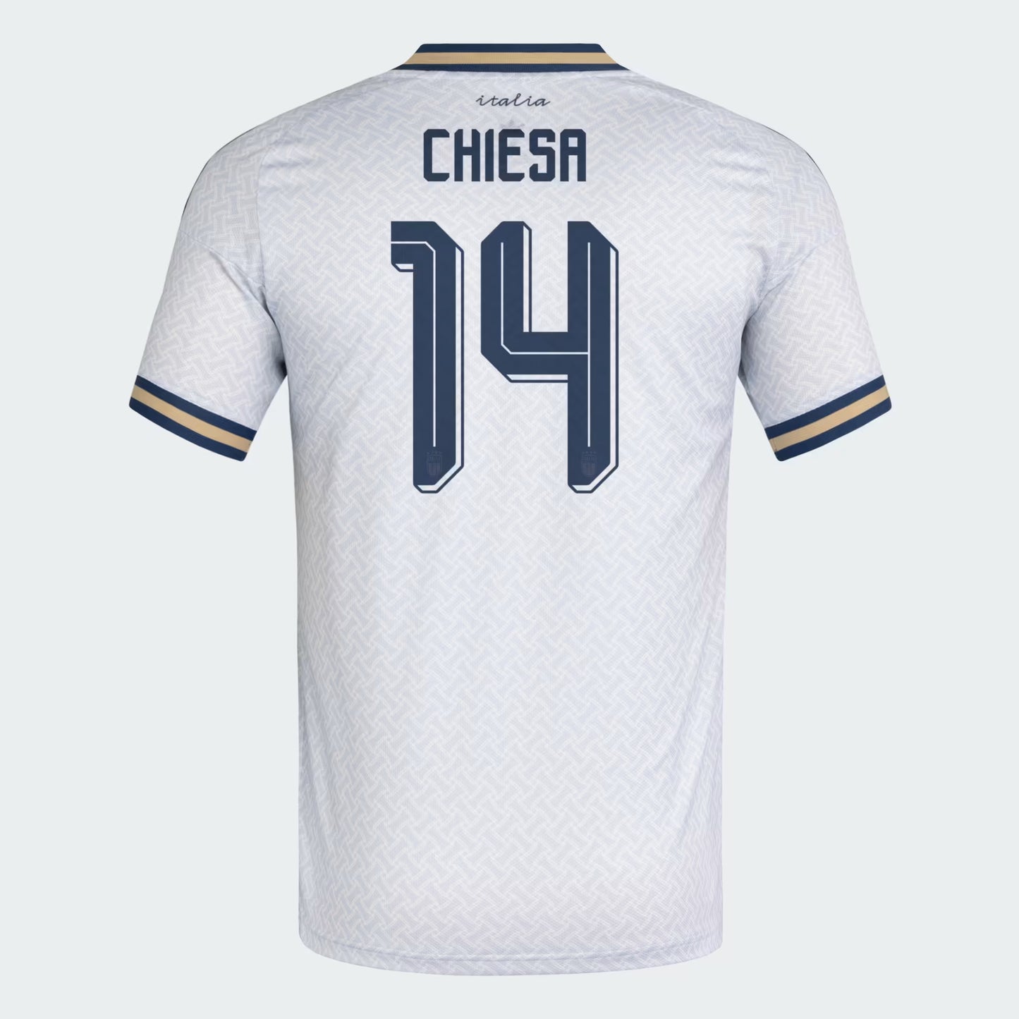 2026 World Cup Chiesa Italy Soccer Jersey Player Version Match Version - No.14 Home Blue and Away White