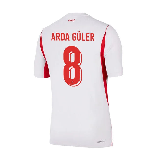 2026 World Cup Arda Güler Türkiye Soccer Jersey Player Version Match Version - No.8 Home Red and Away White