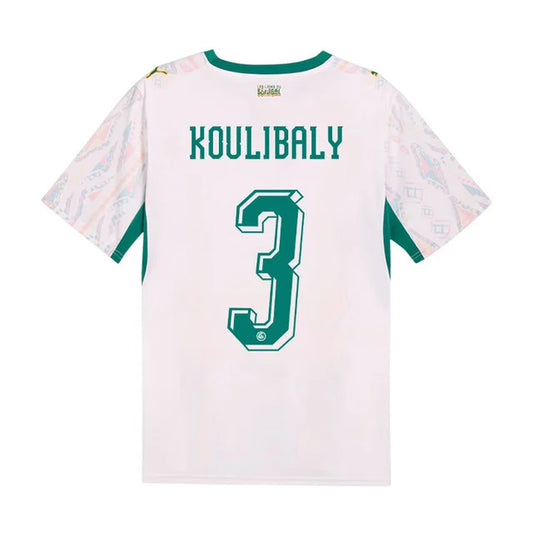 2026 World Cup Koulibaly Senegal Soccer Jersey Player Version Match Version - No.3 Home White and Away Green