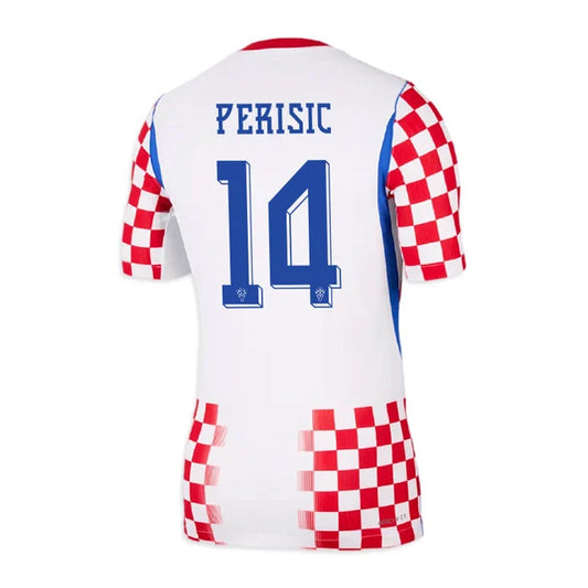 2026 World Cup Perisic Croatia Soccer Jersey Player Version Match Version - No.14 Home Red and Away Blue