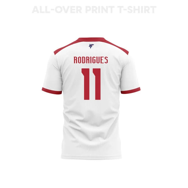 2026 World Cup Rodríguez Cape Verde Soccer Jersey Player Version Match Version - No.11 Home Blue and Away White