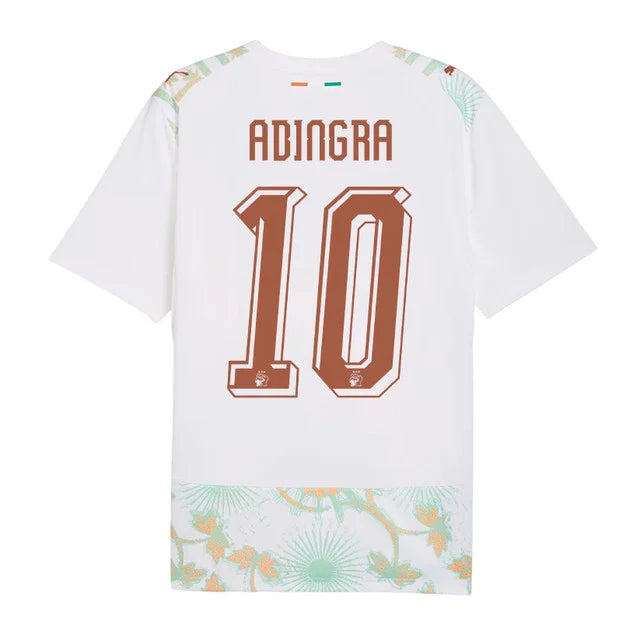 2026 World Cup Adingra Cote dIvoire Soccer Jersey Player Version Match Version - No.10 Home Orange and Away White