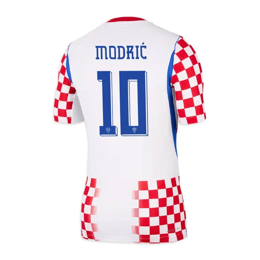 2026 World Cup Modrić Croatia Soccer Jersey Player Version Match Version - No.10 Home Red and Away Blue