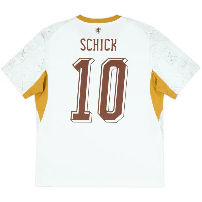 2026 World Cup Schick Czech Republic Soccer Jersey Player Version Match Version - No.10 Home Red and Away White