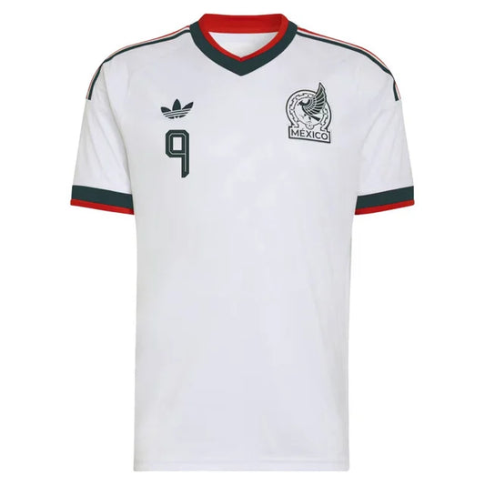2026 World Cup Raúl Mexico Soccer Jersey Player Version Match Version - No.9 Home Green and Away White