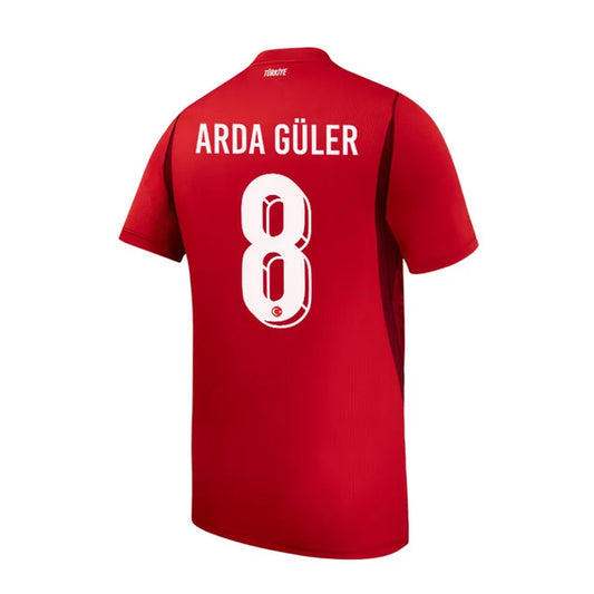 2026 World Cup Arda Güler Türkiye Soccer Jersey Player Version Match Version - No.8 Home Red and Away White