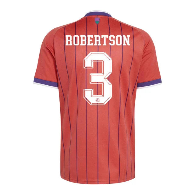 2026 World Cup Robertson Scotland Soccer Jersey Player Version Match Version - No.3 Home Blue and Away Red