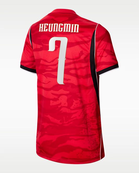 2026 World Cup Heung-min South Korea Soccer Jersey Player Version Match Version - No.7 Home Red and Away Purple