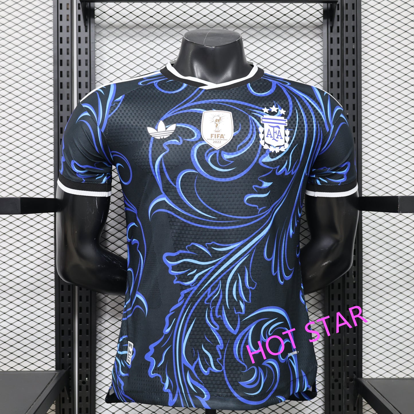 2026 World Cup J. Alvarez Argentina Soccer Jersey Player Version Match Version - No. 9 Home White & Blue and Away Black & Blue