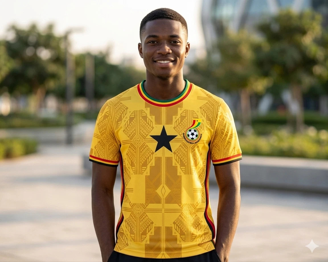 2026 World Cup Ghana Soccer Jersey Player Version Match Version