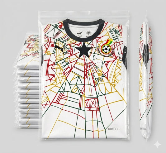 2026 World Cup Ghana Soccer Jersey Player Version Match Version
