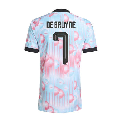2026 World Cup De Bruyne Belgium Soccer Jersey Player Version  Match Version - No.7 Home Red and Away Blue