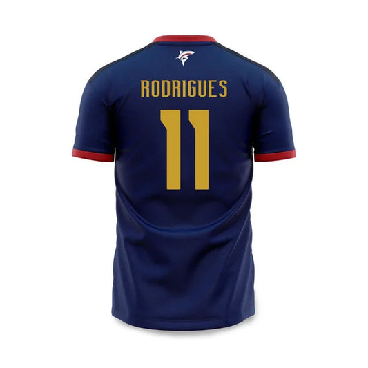2026 World Cup Rodríguez Cape Verde Soccer Jersey Player Version  Match Version - No.11 Home Blue and Away White