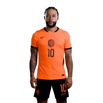 Nederlands elftal WK-shirt 2026 (spelersversie/wedstrijdversie) — Aanvallers: nr. 9 Wout Weghorst, nr. 10 Memphis Depay, nr. 11 Cody Gakpo