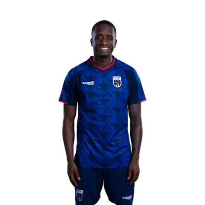 Camisola da Seleção Cabo-verdiana de Futebol para o Campeonato do Mundo de 2026 (Versão Jogador/Versão Jogo) — Médios: N.º 10 JAMIRO MONTEIRO, N.º 11 GARRY RODRIGUES, N.º 14 DEROY DUARTE