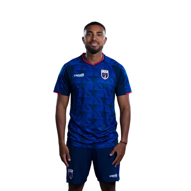 Camisola da Seleção Cabo-verdiana de Futebol para o Campeonato do Mundo de 2026 (Versão Jogador/Versão Jogo) — Médios: N.º 10 JAMIRO MONTEIRO, N.º 11 GARRY RODRIGUES, N.º 14 DEROY DUARTE