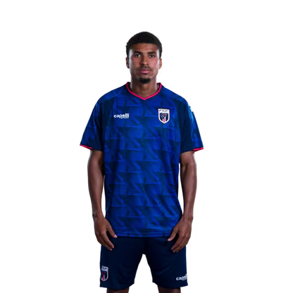 Camisola da Seleção Cabo Verde para o Mundial 2026 (Versão Jogador/Versão Jogo) — Médios: Nº 15 Laros Duarte, Nº 16 Yannick Semedo, Nº 17 Willy Semedo