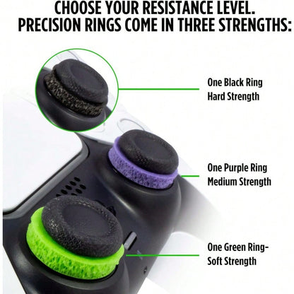Aim Boost Kit for PlayStation 5 and PlayStation 4 Controller | Includes Performance Thumbsticks and Precision Rings