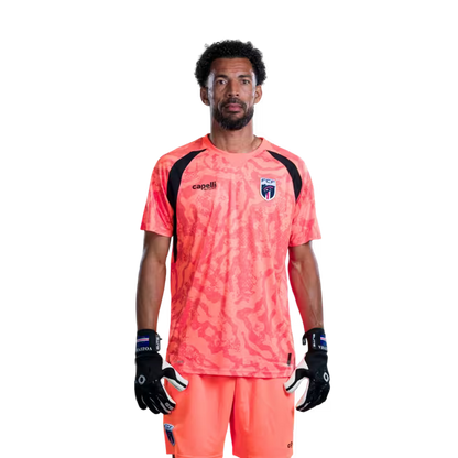 Camisola da Seleção Cabo-verdiana de Futebol para o Campeonato do Mundo de 2026 (versão de jogador/versão de jogo) — Guarda-redes: N.º 1 VOZINHA, N.º 12 MARCIO ROSA, N.º 23 CJ DOS SANTOS