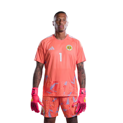 Jersey di Kopa Mundial 2026 Selekshon Nashonal di Futbòl Kòrsou (Vershon di Hungadó/Vershon di Partido) —Porteronan: No.1 Eloy ROOM, No.25 Tyrick BODAK,No.26 Trevor DOORNBUSCH
