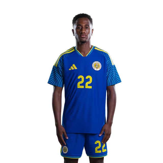 Jersey di Kopa Mundial 2026 Selekshon Nashonal di Futbòl Kòrsou (Vershon di Hungadó/Vershon di Partido) —Mediokampista: No.10 Leandro BACUNA, No.15 Arjany MARTHA, No.21 Tahith CHONG, No.22 Kevin FELIDA