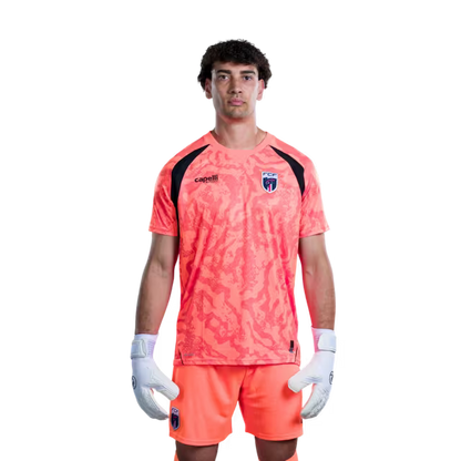 Camisola da Seleção Cabo-verdiana de Futebol para o Campeonato do Mundo de 2026 (versão de jogador/versão de jogo) — Guarda-redes: N.º 1 VOZINHA, N.º 12 MARCIO ROSA, N.º 23 CJ DOS SANTOS