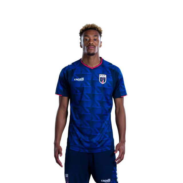 Camisola da Seleção Cabo Verde de Futebol para o Mundial 2026 (Versão Jogador/Versão Jogo) — Defesas: Nº 24 Wagner Pina, Nº 25 Kelvin Pires