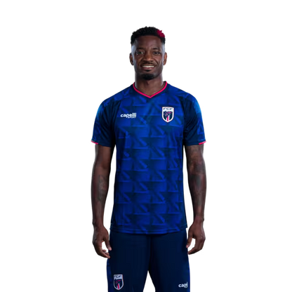 Camisola da Seleção Cabo Verde para o Mundial 2026 (Versão Jogador/Versão Jogo) — Defesas: Nº 2 Stopir, Nº 3 Diney Borges, Nº 4 Pico Lopes