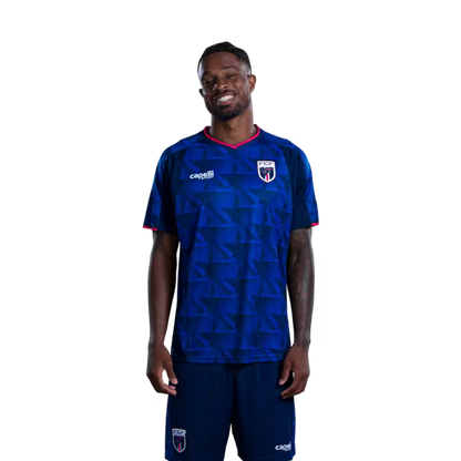 Camisola da Seleção Cabo Verde para o Mundial 2026 (Versão Jogador/Versão Jogo) — Defesas: Nº 2 Stopir, Nº 3 Diney Borges, Nº 4 Pico Lopes