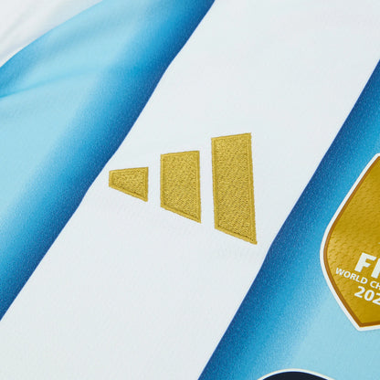 2026 World Cup Nico Pazr Argentina Soccer Jersey Player Version  Match Version - No. 18 Home White & Blue and Away Black & Blue