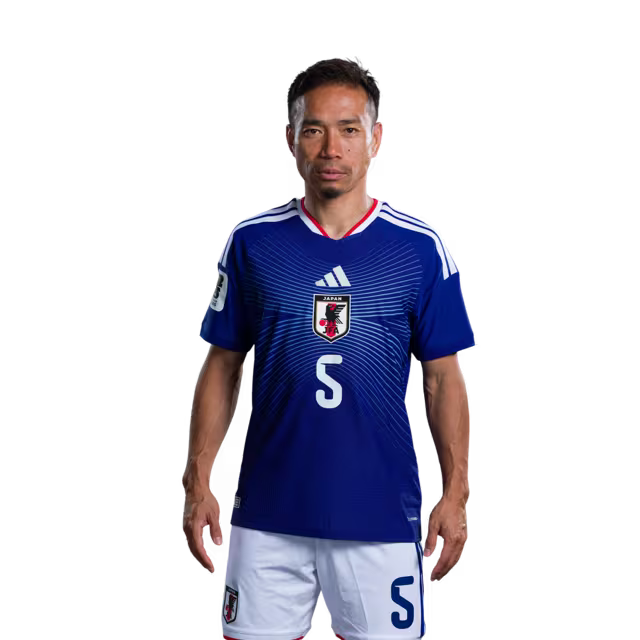 2026年ワールドカップ日本代表 ユニフォーム（選手バージョン／試合バージョン） DF：No.5 長友佑都、No.16 渡辺剛、No.20 瀬古歩夢