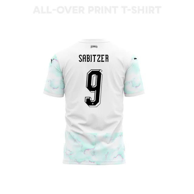 2026 World Cup Sabitzer Austria Soccer Jersey Player Version  Match Version - No.9 Home Red and Away White