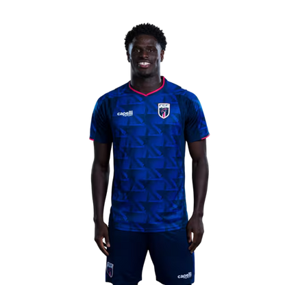Camisola da Seleção Cabo-verdiana de Futebol para o Mundial 2026 (versão do jogador/versão do jogo) — Médios: Nº 6 KEVIN PINA, Nº 7 JOVANE CABRAL, Nº 8 JOAO PAULO
