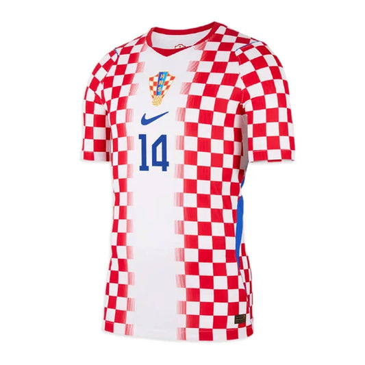 2026 World Cup Perisic Croatia Soccer Jersey Player Version  Match Version - No.14 Home Red and Away Blue