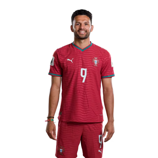 Portugal National Football Team 2026 World Cup Jersey (Player Version/Match Version) – Forwards: No. 7 Cristiano Ronaldo, No. 9 Gonçalo Ramos, No. 11 João Félix / Avançados: Nº 7 CRISTIANO RONALDO, Nº 9 GONCALO RAMOS, Nº 11 JOAO FELIX