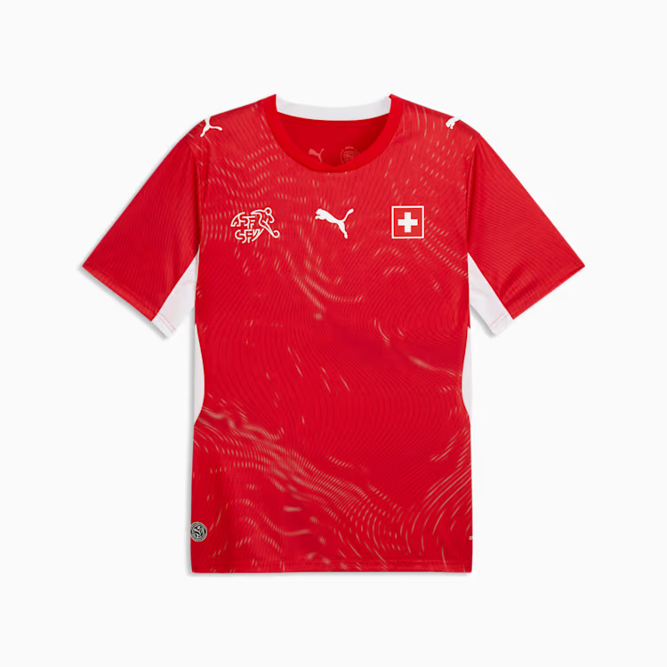 2026 World Cup Xhaka Switzerland Soccer Jersey Player Version  Match Version - No.10 Home Red and Away Green