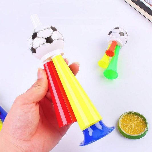 4pcs Football Cheering Horn,World Cup Supporter Horn, Match Day Accessory, Party Favor,  2026 World Cup, World Cup Supporter, Sports Stadium Cheering,Color Random