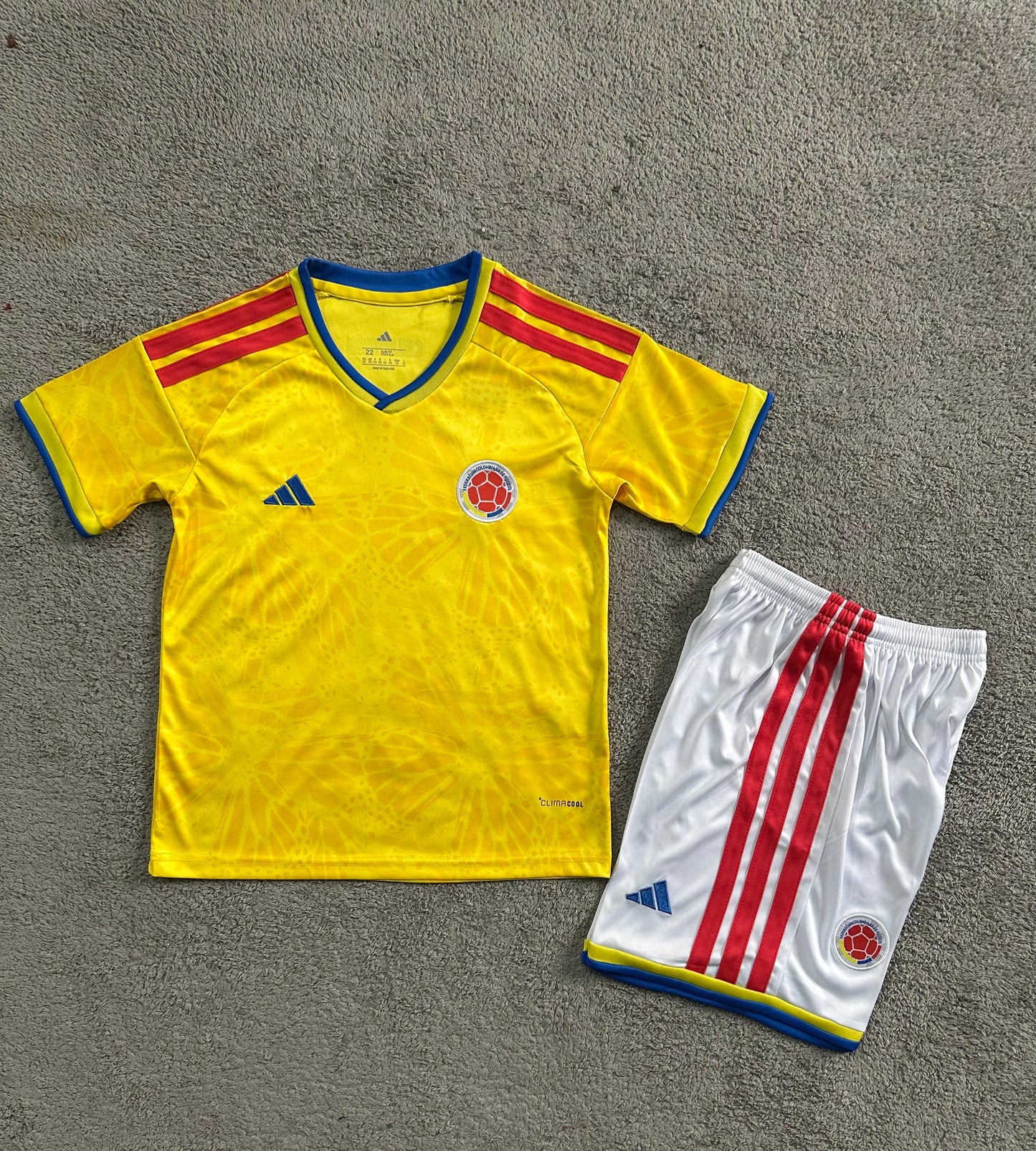 Camiseta de Colombia para niños (Mundial 2026) – Opciones a juego para toda la familia disponibles