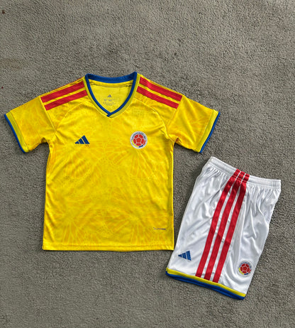 Camiseta de Colombia para niños (Mundial 2026) – Opciones a juego para toda la familia disponibles