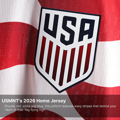 2026 World Cup Weston McKennie USA Soccer Jersey Player Version  Match Version - No. 8 Home Red&White and Away Black