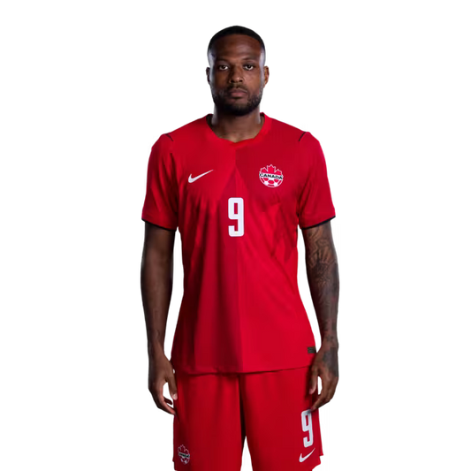 Canada National Soccer Team 2026 FIFA World Cup Jerseys (Player Version and Match Version) – Forwards: #9 Cyle LARIN, #10 Jonathan DAVID, #12 Tani OLUWASEYI